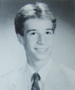 Michael Johnsen yearbook photo 1988